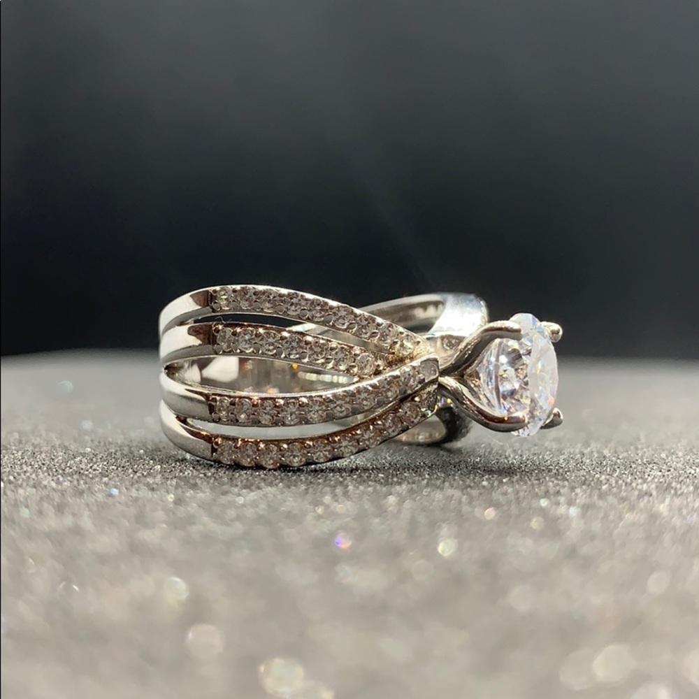 Victoria Wieck 3.33ct Absolute 925 SS Ring